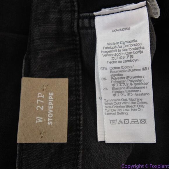 NEW Madewell Petite Stovepipe Jeans in Banberry Wash: Raw-Hem, P27 - Picture 14 of 16